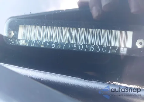 2005 Cadillac Srx V6 z USA, uszkodzony, nr VIN 1GYEE637150163017